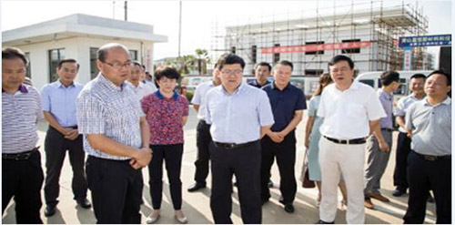 黄山市委书记任泽锋一行莅临黄山z6尊龙公司调研